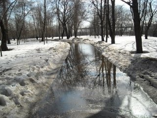 Снег с водой Снег с водой