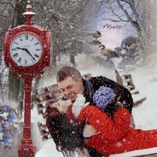 На землю тихо падает снег На землю тихо падает снег